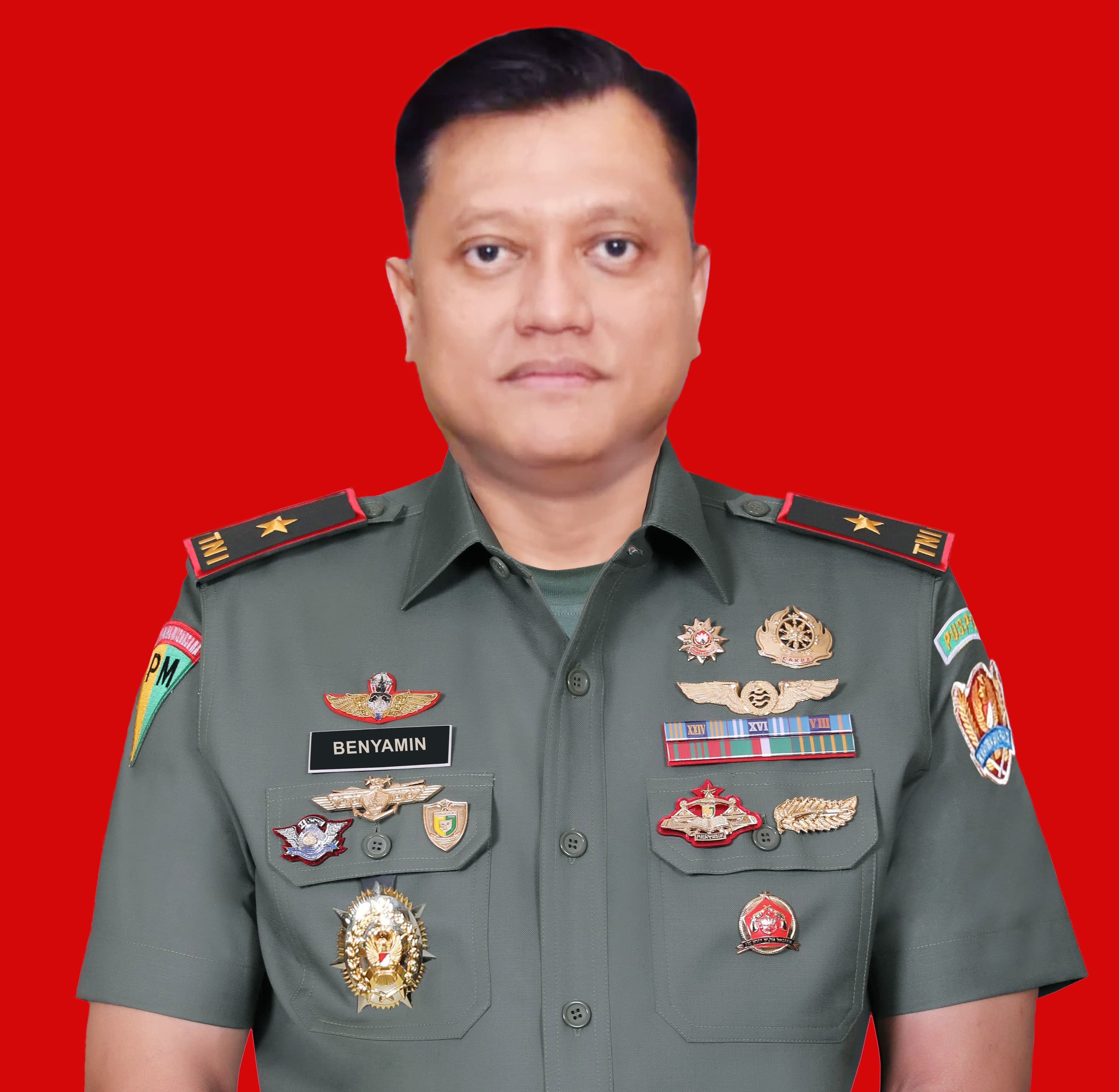 Foto Brigjen TNI Benyamin, S.H., M.M.