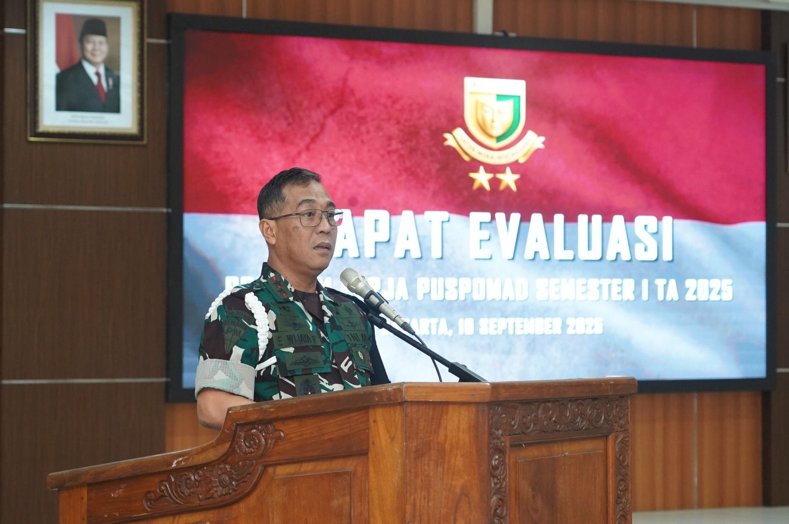 Puspomad Gelar Rapat Evaluasi Program Kerja Puspomad Semester I TA 2025